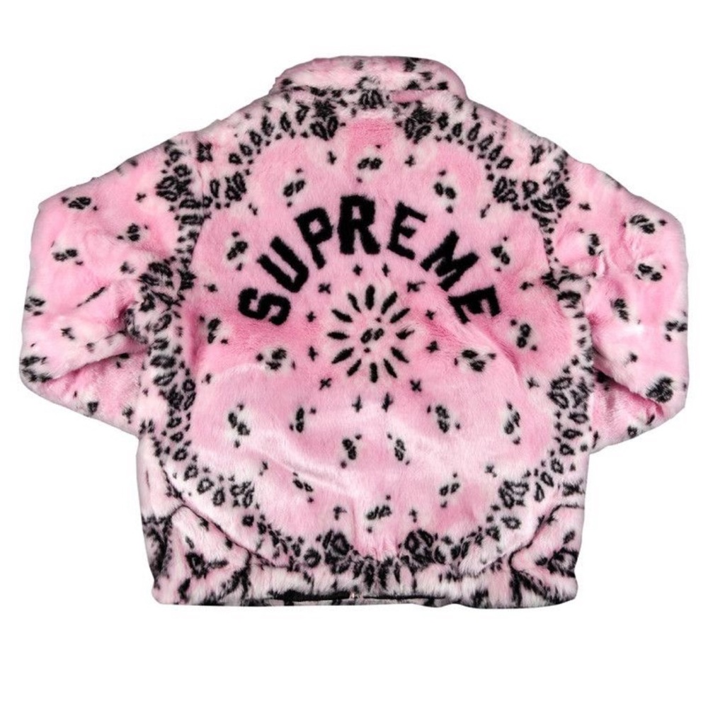 Supreme Pink Patterned Men's Jacket - image 2